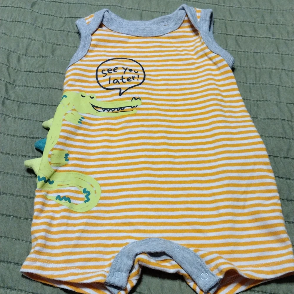 Carter's Short Sleeve Rompers - Picture 8 of 10